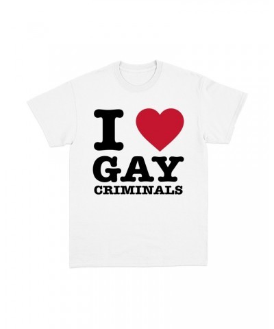 Miles McKenna I 3 Gay Criminals White T-Shirt $3.26 Shirts