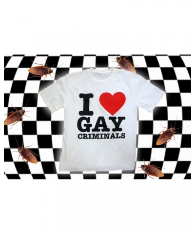 Miles McKenna I 3 Gay Criminals White T-Shirt $3.26 Shirts