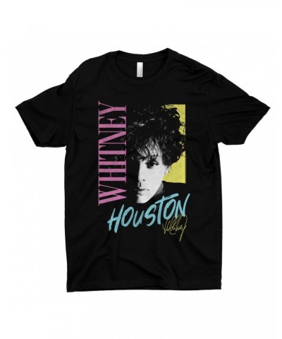 Whitney Houston T-Shirt | Pastels Close Up Shirt $8.24 Shirts