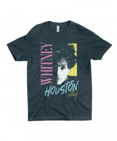 Whitney Houston T-Shirt | Pastels Close Up Shirt $8.24 Shirts