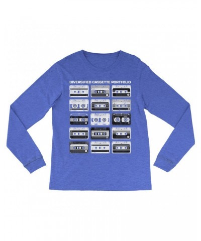 Music Life Long Sleeve Shirt | Diversified Cassette Portfolio Shirt $8.46 Shirts