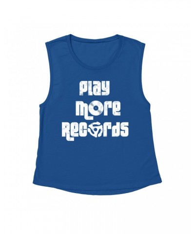 Music Life Muscle Tank | Play More Records Tank Top $4.33 Shirts