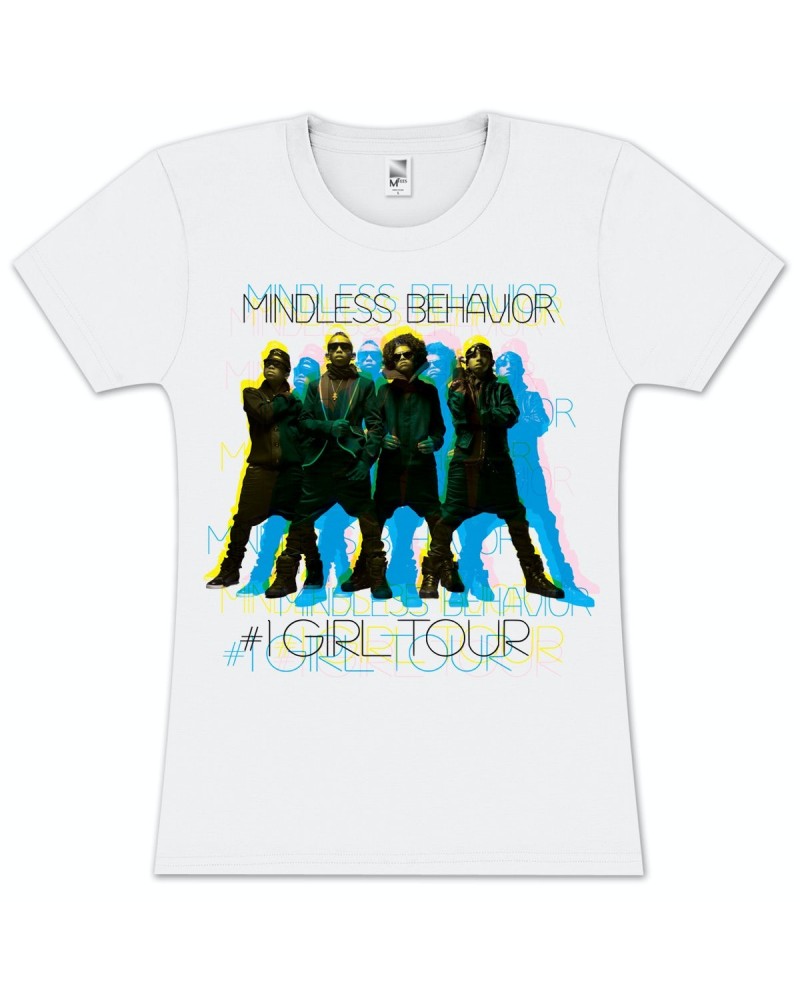 Mindless Behavior Shadow Group Girlie T-Shirt $3.44 Shirts