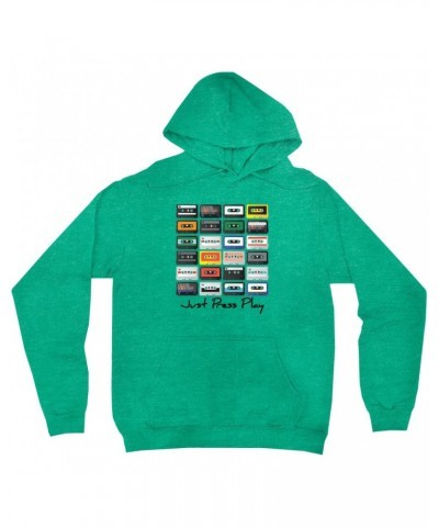 Music Life Hoodie | Just Press Play Hoodie $15.67 Sweatshirts