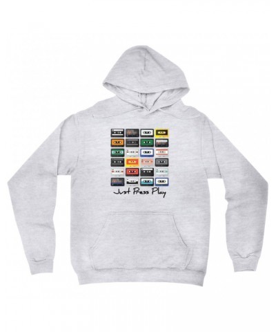 Music Life Hoodie | Just Press Play Hoodie $15.67 Sweatshirts