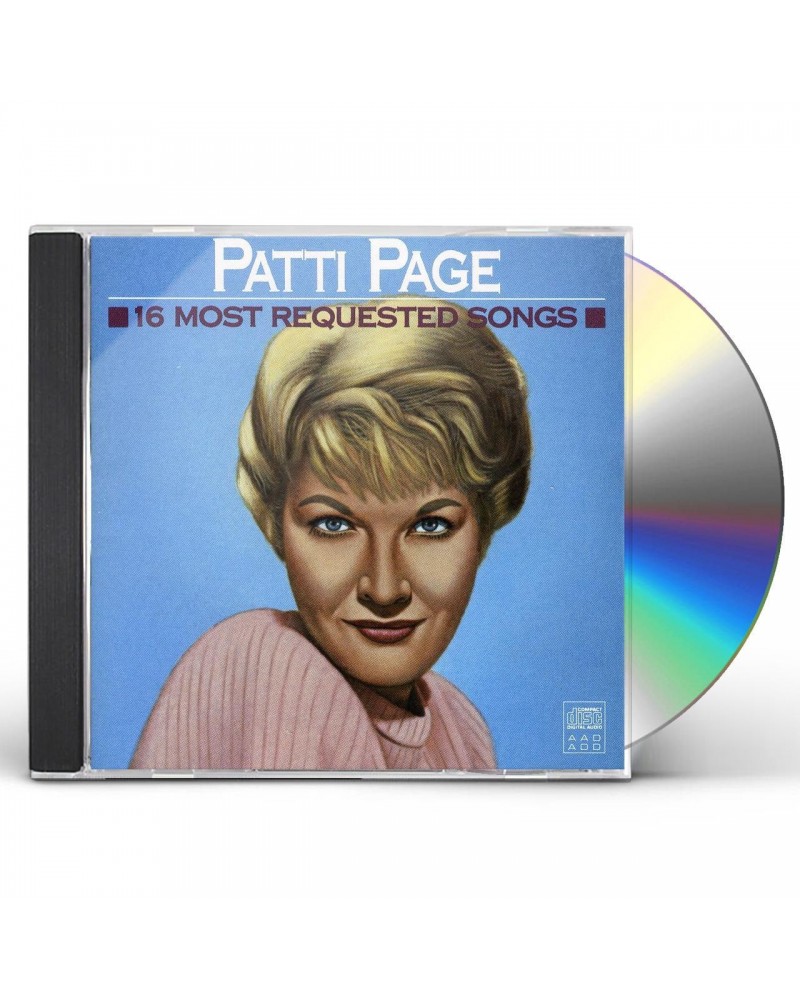 Patti Page 16 MOST REQUESTED SONGS CD $15.31 CD