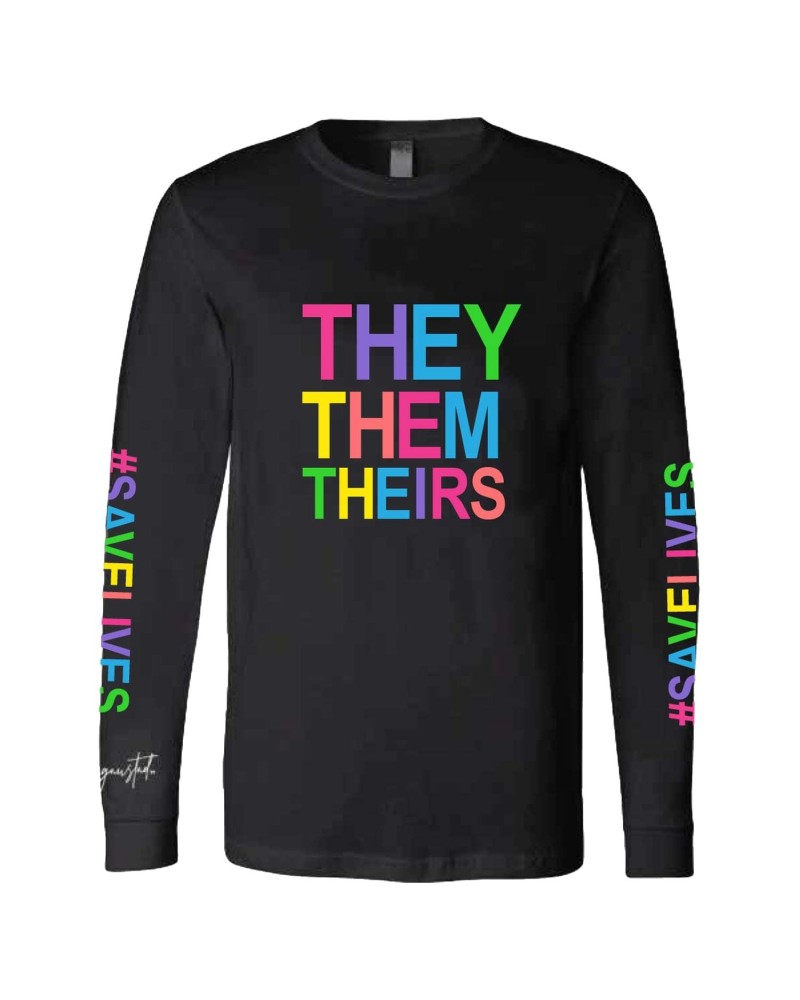 Grace Gaustad They Them Theirs Long Sleeve Tee $6.14 Shirts