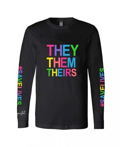 Grace Gaustad They Them Theirs Long Sleeve Tee $6.14 Shirts