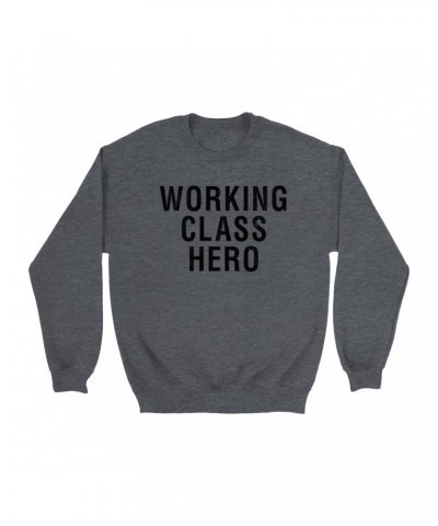 John Lennon Sweatshirt | Working Class Hero Worn By Sweatshirt $7.58 Sweatshirts