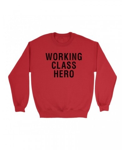 John Lennon Sweatshirt | Working Class Hero Worn By Sweatshirt $7.58 Sweatshirts