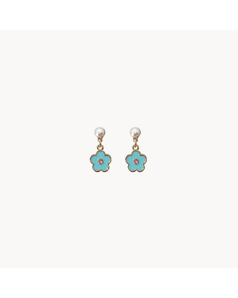 Piper Rockelle Mini Pearl & Flower Charm Earrings $15.81 Accessories