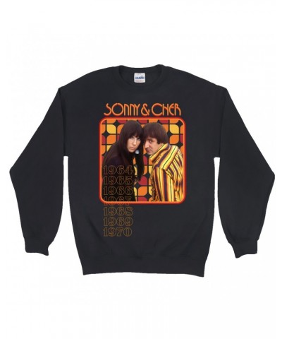 Sonny & Cher Sweatshirt | Retro 1964-1970 Image Sweatshirt $6.99 Sweatshirts