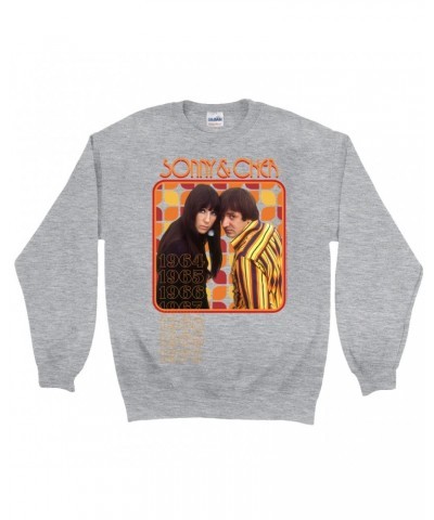 Sonny & Cher Sweatshirt | Retro 1964-1970 Image Sweatshirt $6.99 Sweatshirts