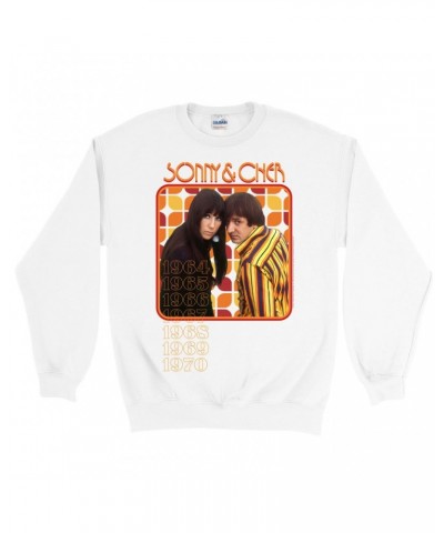 Sonny & Cher Sweatshirt | Retro 1964-1970 Image Sweatshirt $6.99 Sweatshirts