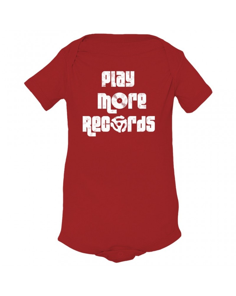 Music Life Baby Onesie | Play More Records Onesie $8.69 Kids