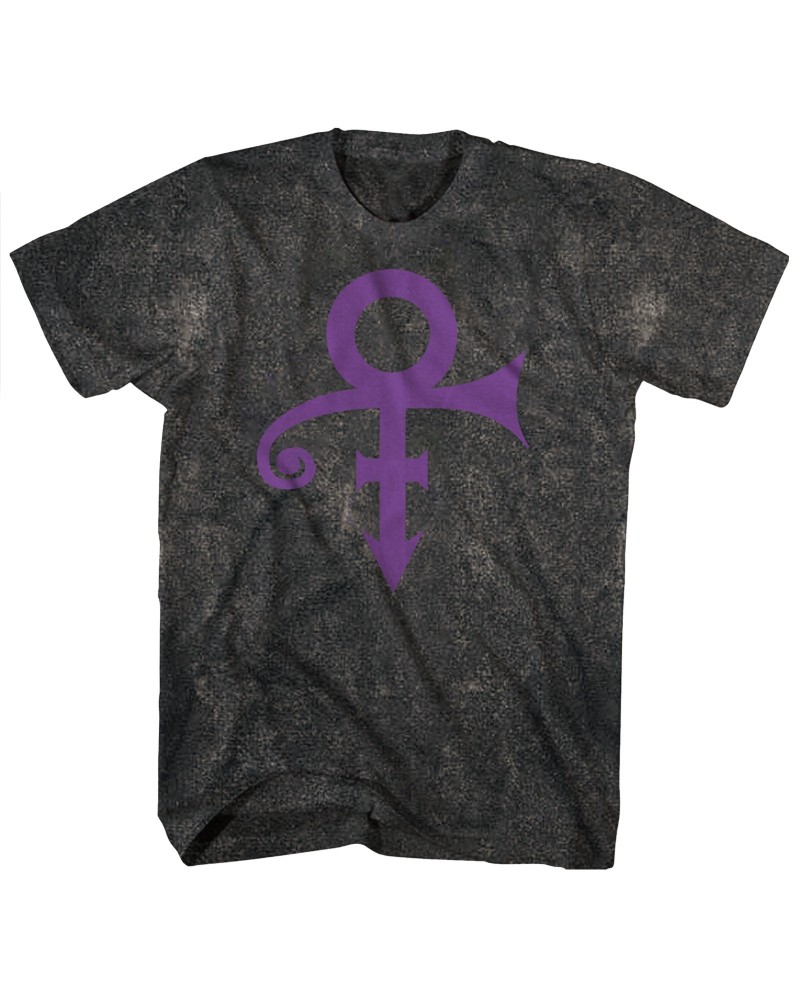 Prince T-Shirt | Official Symbol Logo Mineral Wash Shirt $7.37 Shirts