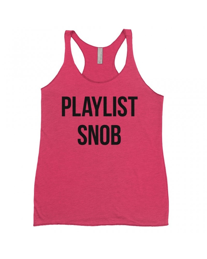 Music Life Ladies' Tank Top | Playlist Snob Shirt $5.17 Shirts