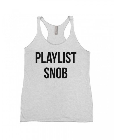 Music Life Ladies' Tank Top | Playlist Snob Shirt $5.17 Shirts