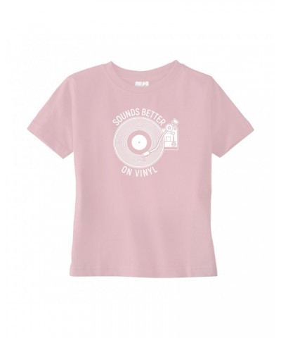 Music Life Toddler T-shirt | Vinyl Sounds Better Toddler Tee $6.29 Shirts