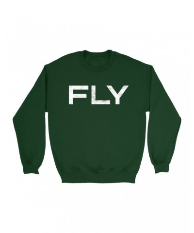 John Lennon Sweatshirt | Fly Distressed Design Worn By Sweatshirt $6.19 Sweatshirts