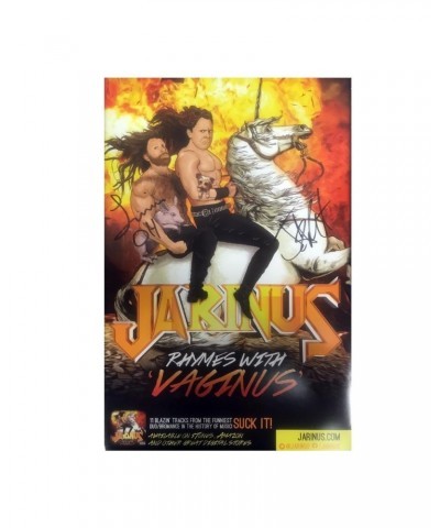 Jarinus Rhymes With Vaginus Autographed Poster $9.39 Decor