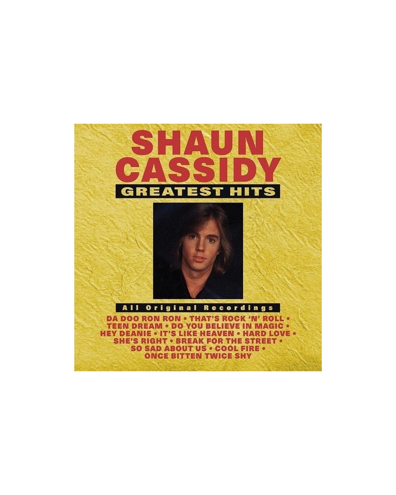 Shaun Cassidy GREATEST HITS Vinyl Record $10.49 Vinyl