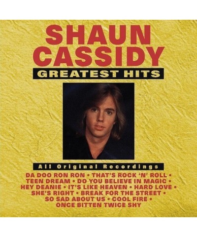 Shaun Cassidy GREATEST HITS Vinyl Record $10.49 Vinyl