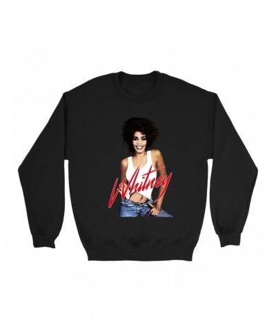 Whitney Houston Sweatshirt | Just Whitney Sweatshirt $6.47 Sweatshirts