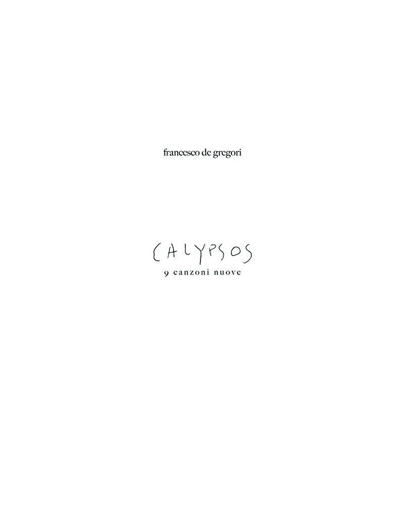 Francesco De Gregori CALYPSOS CD $13.48 CD