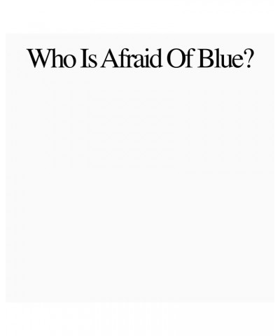 Purr Who Is Afraid Of Blue? Vinyl Record $13.50 Vinyl