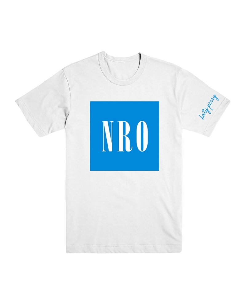 Katy Perry NRO Logo White T-Shirt $5.84 Shirts