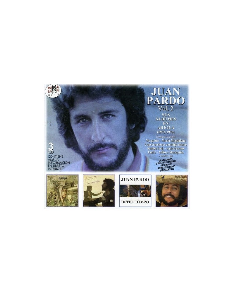 Juan Pardo VOL 2 TODAS SUS GRABACIONES EN ARIOLA 1973-1976 CD $5.59 CD