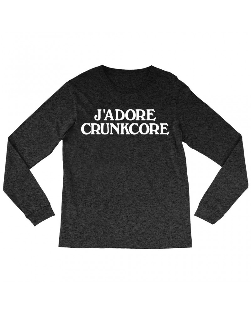 Music Life Long Sleeve Shirt | J'Adore Crunkcore Shirt $11.51 Shirts