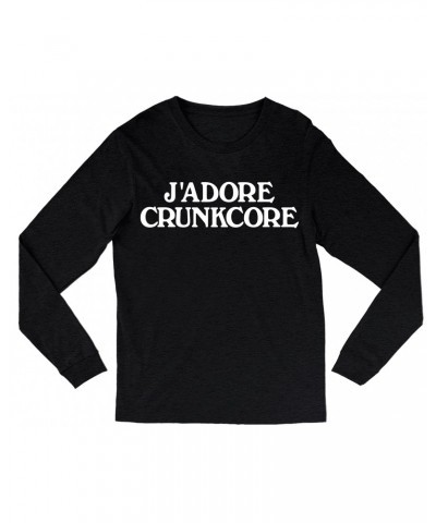 Music Life Long Sleeve Shirt | J'Adore Crunkcore Shirt $11.51 Shirts