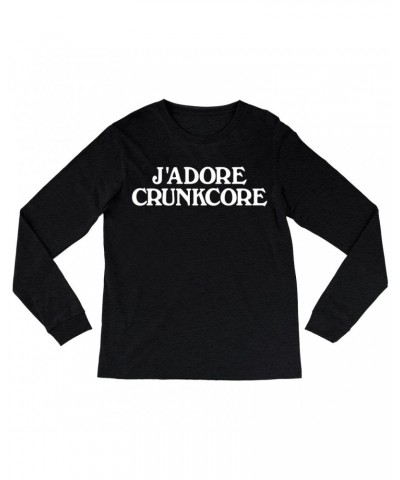 Music Life Long Sleeve Shirt | J'Adore Crunkcore Shirt $11.51 Shirts