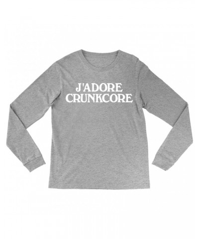 Music Life Long Sleeve Shirt | J'Adore Crunkcore Shirt $11.51 Shirts