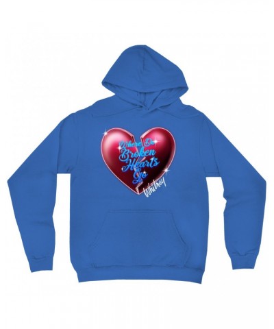 Whitney Houston Hoodie | Where Do Broken Hearts Go Hoodie $6.88 Sweatshirts