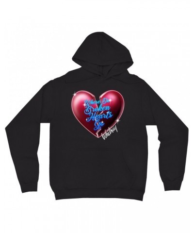 Whitney Houston Hoodie | Where Do Broken Hearts Go Hoodie $6.88 Sweatshirts