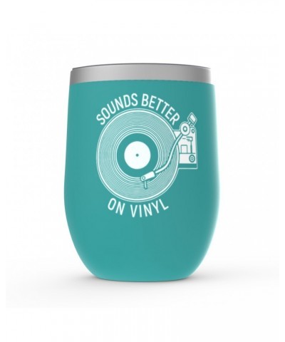 Music Life Wine Tumbler | Vinyl Sounds Better Stemless Wine Tumbler $11.60 Drinkware