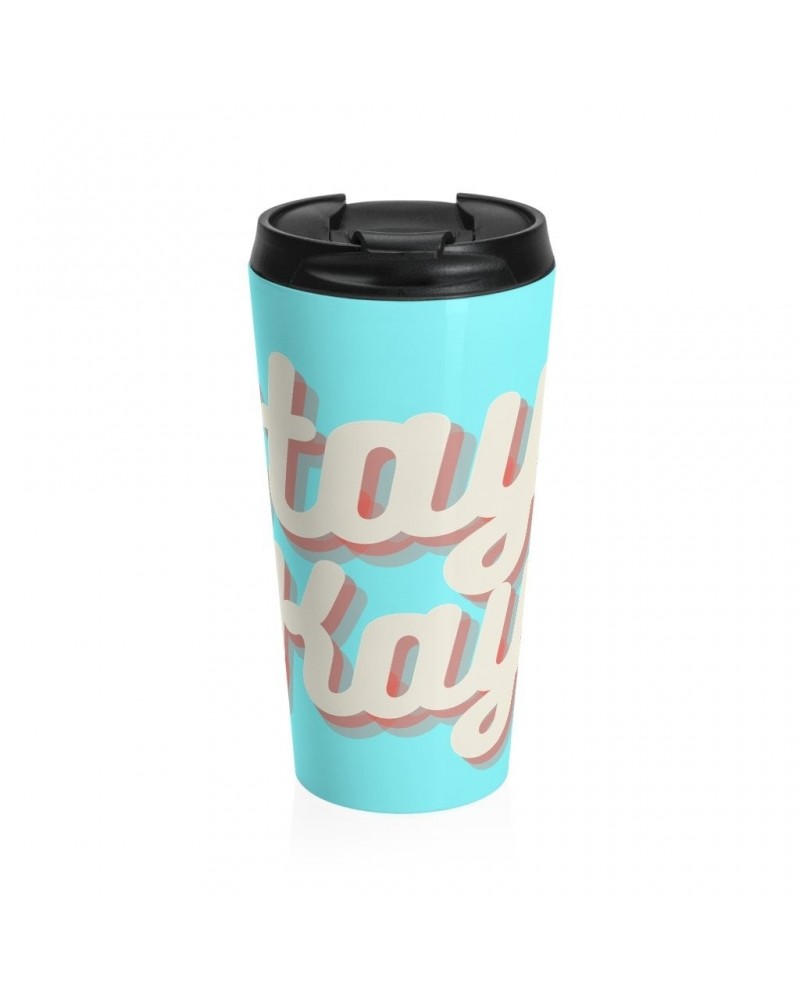 Eddie Island Stainless Steel Travel Mug - Stay Okay! $9.60 Drinkware