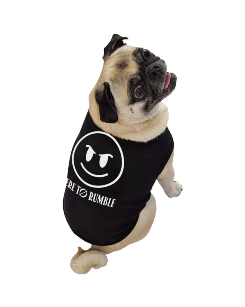 Zayde Wølf Rumble Smiley Face Doggie Tank $4.87 Shirts