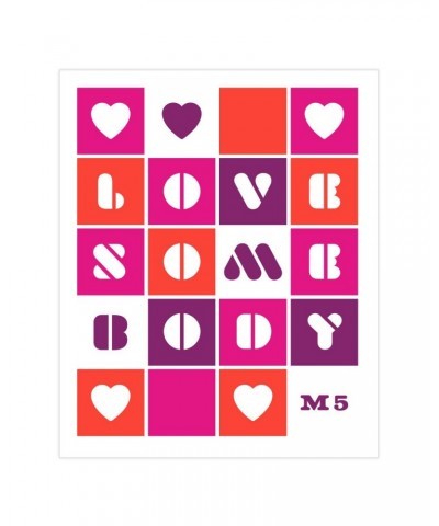 Maroon 5 Love Somebody Sticker Sheet $15.59 Accessories