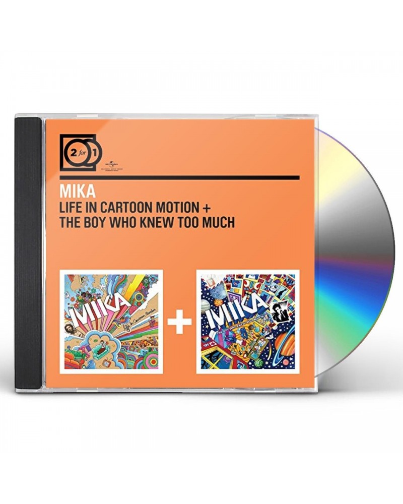 MIKA LIFE IN CARTOON MOTION / BOY WHO KNEW TOO MUCH CD $11.19 CD