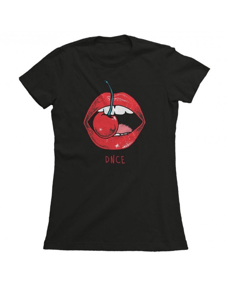 DNCE Cherry Mouth Juniors Tee $7.99 Shirts