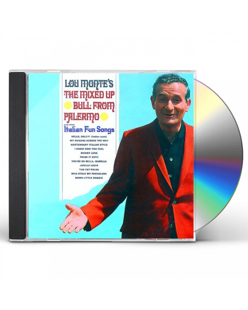 Lou Monte MIXED UP BULL FROM PALERMO & OTHER ITALIAN FUN CD $20.12 CD