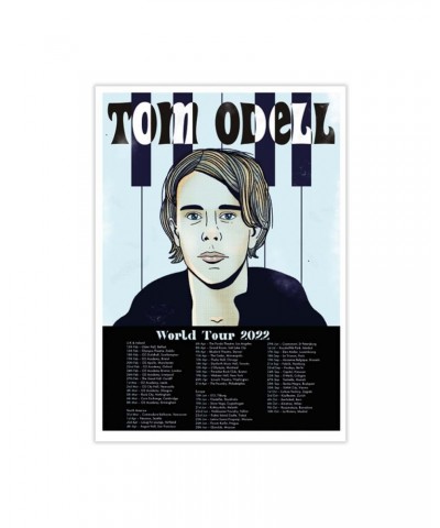 Tom Odell 2022 World Tour Poster 2 $6.29 Decor