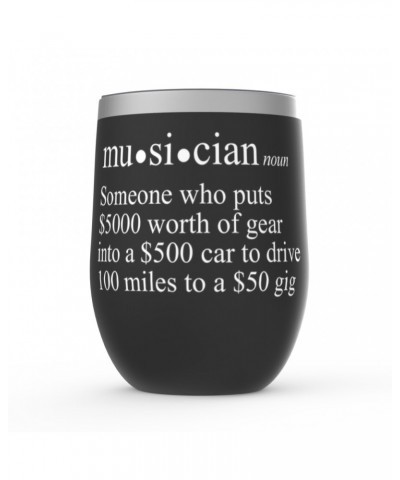 Music Life Wine Tumbler | Musician Definition Stemless Wine Tumbler $5.72 Drinkware