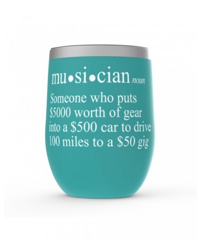 Music Life Wine Tumbler | Musician Definition Stemless Wine Tumbler $5.72 Drinkware