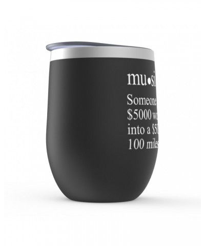 Music Life Wine Tumbler | Musician Definition Stemless Wine Tumbler $5.72 Drinkware