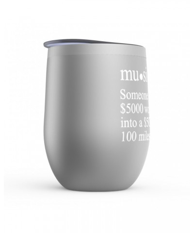 Music Life Wine Tumbler | Musician Definition Stemless Wine Tumbler $5.72 Drinkware